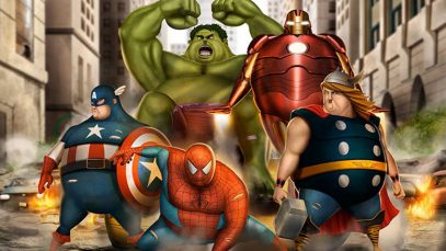 A-Fun-Project-of-Fat-Superheroes-Digital-Art-Paintings-by-Carlos-Dattoli