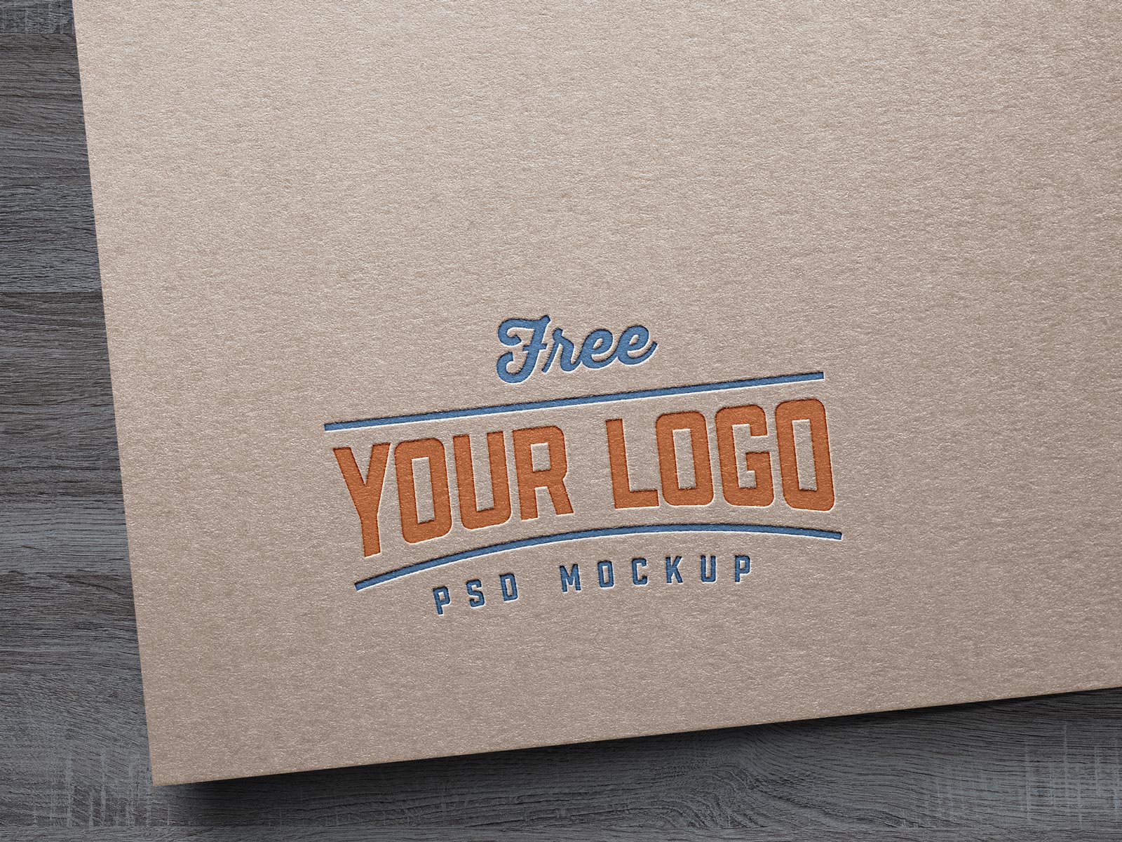 Two Kraft Tag Labels Mockup - Free Download Images High Quality