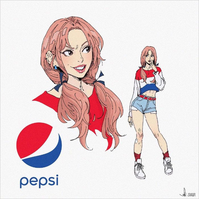 Beverages as anime girls