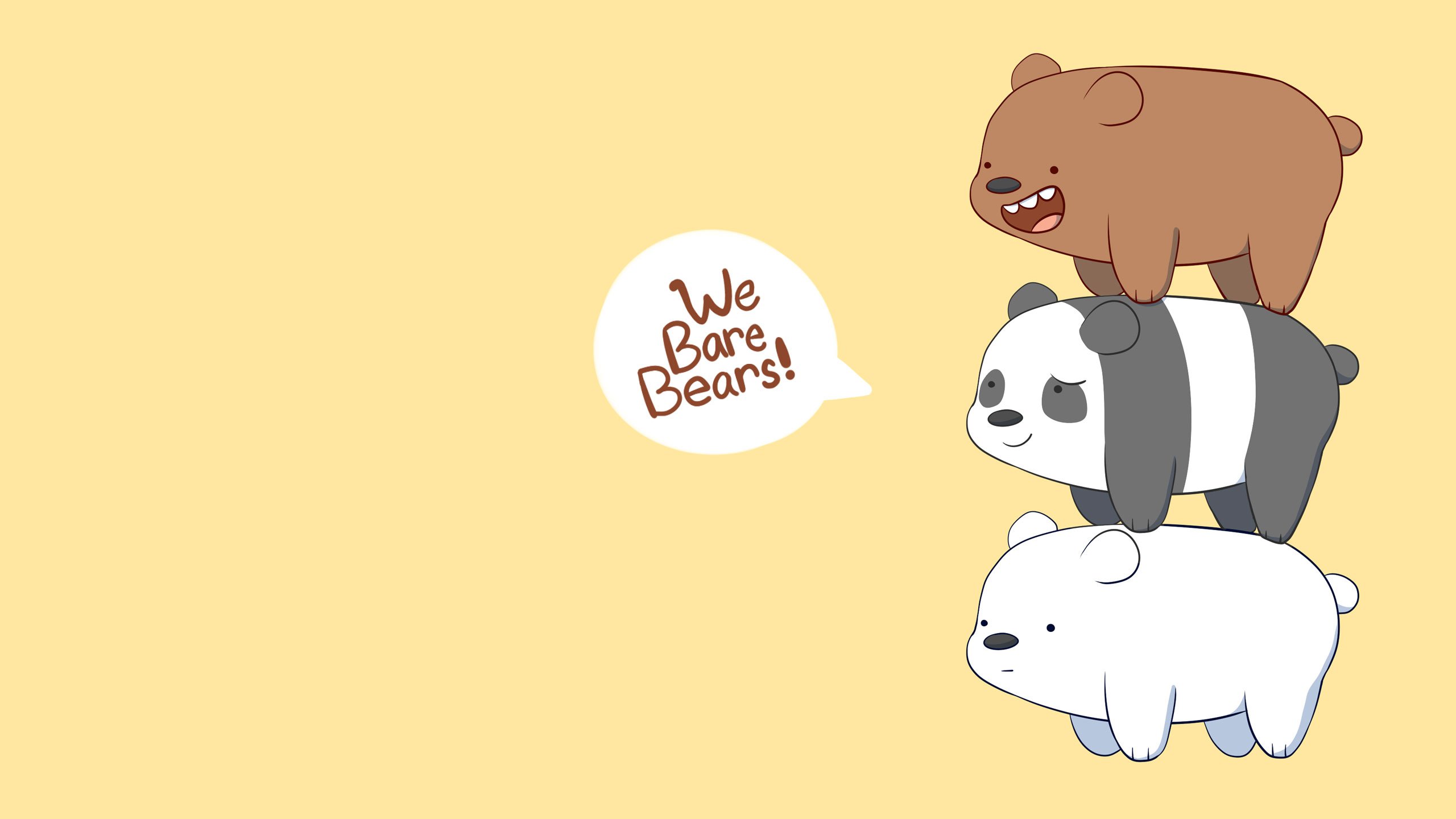  We  Bare  Bears  Desktop Mobile Wallpapers  Vector Ai 