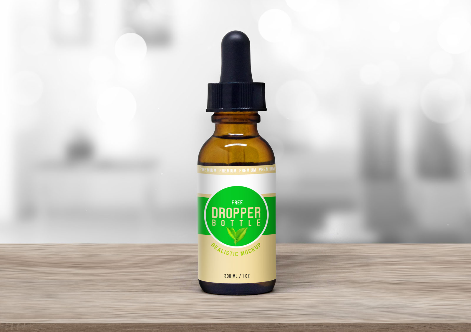 Download Free Glass Dropper Bottle Mockup Psd Designbolts