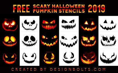 10 Scary Halloween Pumpkin Carving Stencils, Ideas, Faces & Printable ...