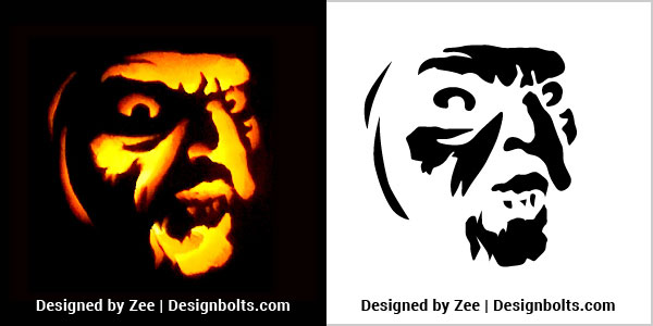 10 Scary Halloween Pumpkin Carving Stencils, Ideas, Patterns for 2019 ...