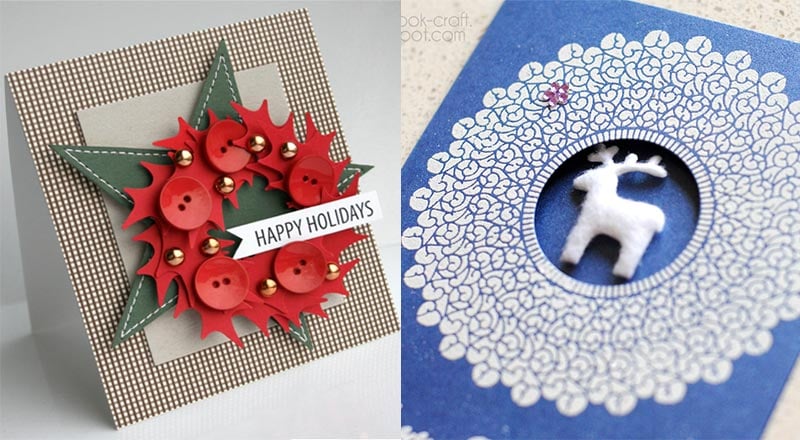 50 Beautiful Diy Handmade Christmas Card Ideas For 2019 Designbolts