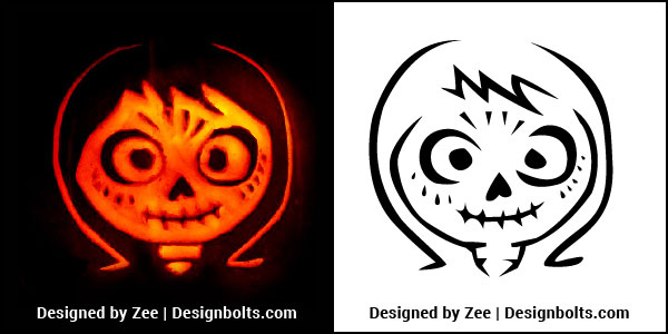 Free Joker Movie Disney Pixar Poco Scary Pumpkin Carving Stencils 