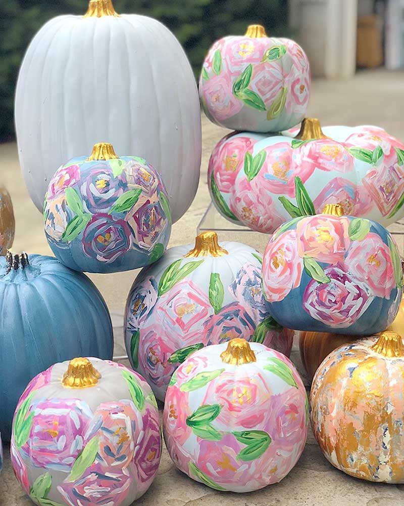 100+ Cool No-Carve Painted Pumpkin Ideas, Designs & Faces 2019 ...