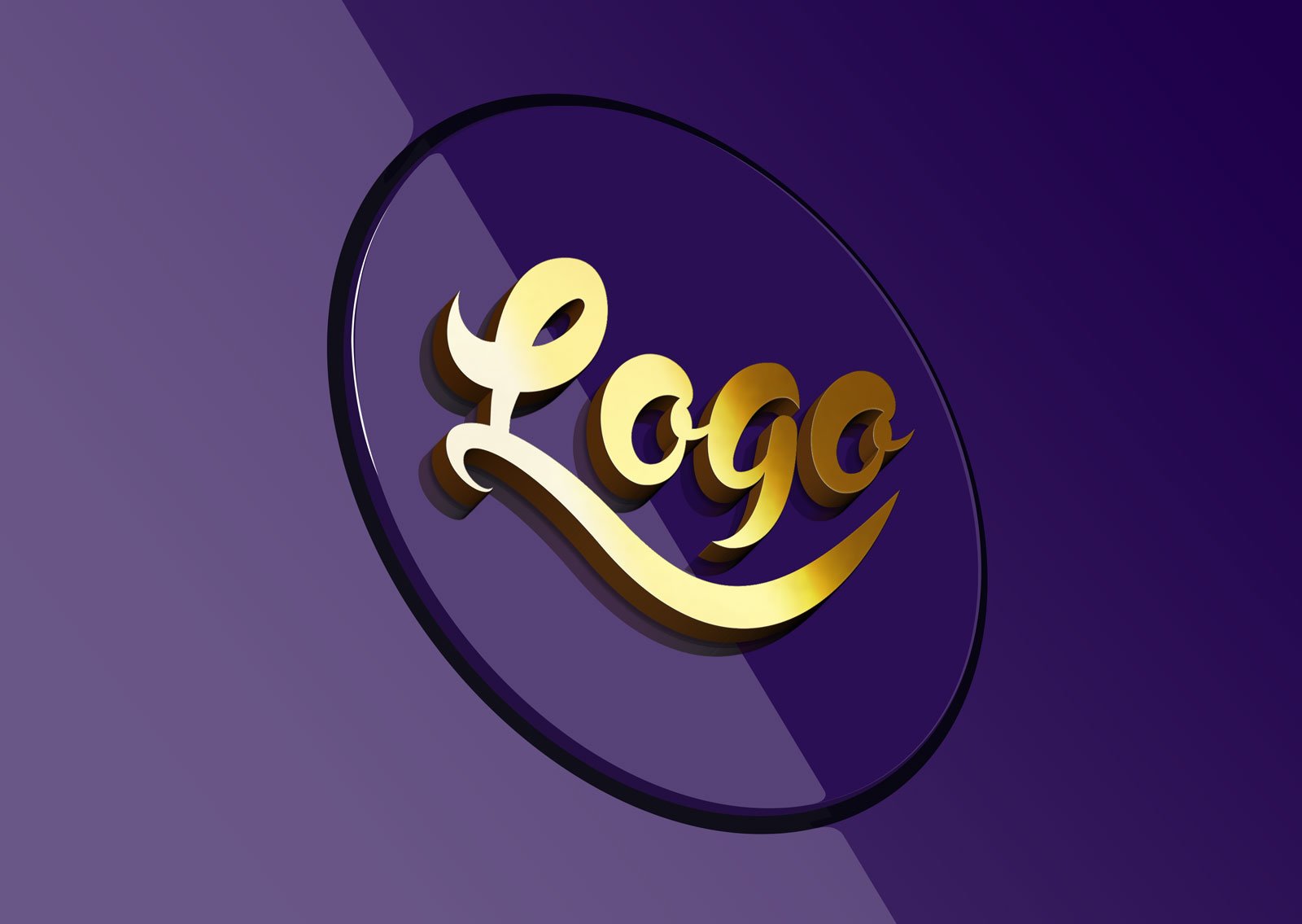 3d Logo Psd Template Free Download