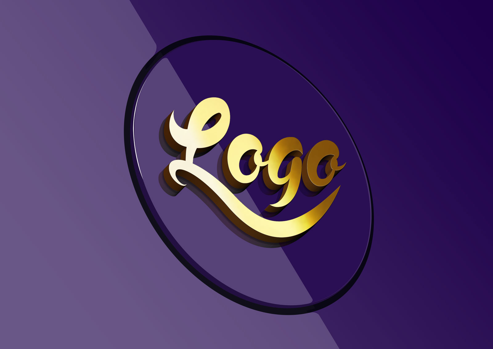 Download Free 3D Logo Mockup PSD | Designbolts