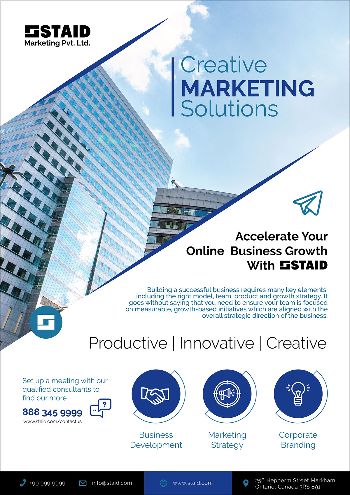 Free Professional Business Flyer Design Template Ai Designbolts