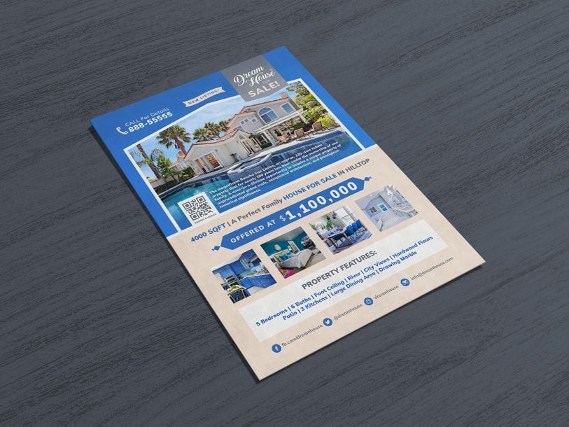Home For Sale Flyer Template Free