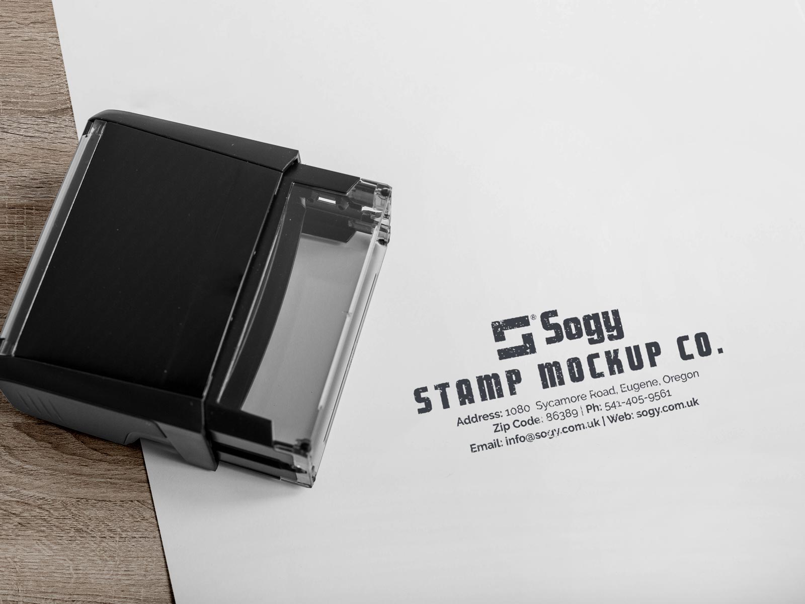 Download Free Self-Inking Rubber Stamp Mockup PSD | Designbolts