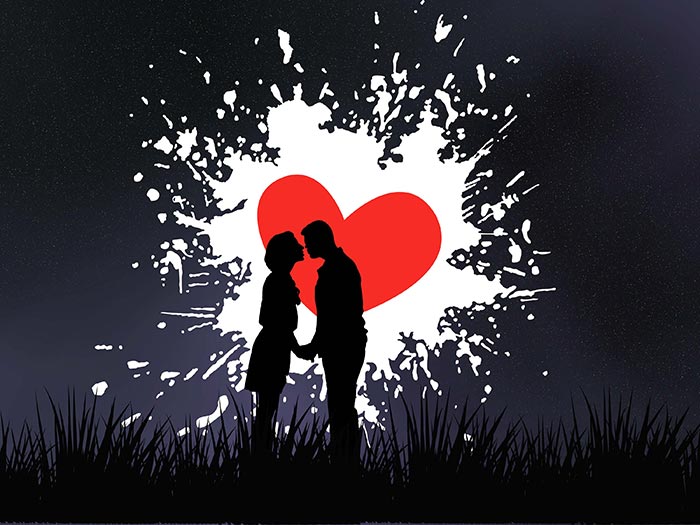 Couple-Kissing-Stock-Vector
