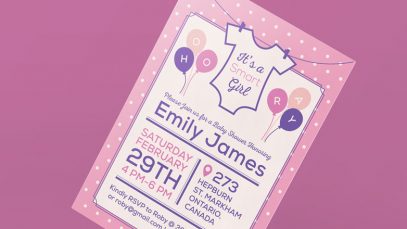 It's-A-Baby-Girl-Free-Shower-Invitation-Design-Template-Ai