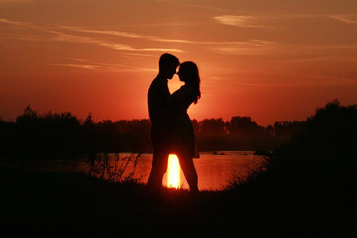 Couple in Love Stock Image