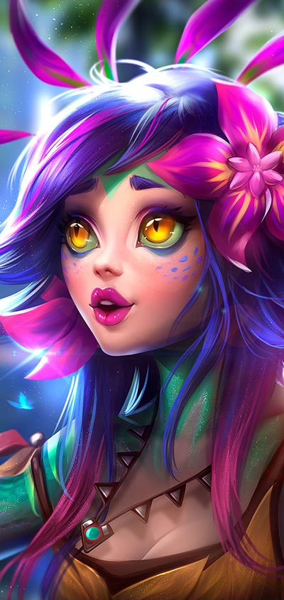 fantasy-girl-painting-Samsung-Galaxy-Note-10-Wallpaper-2020