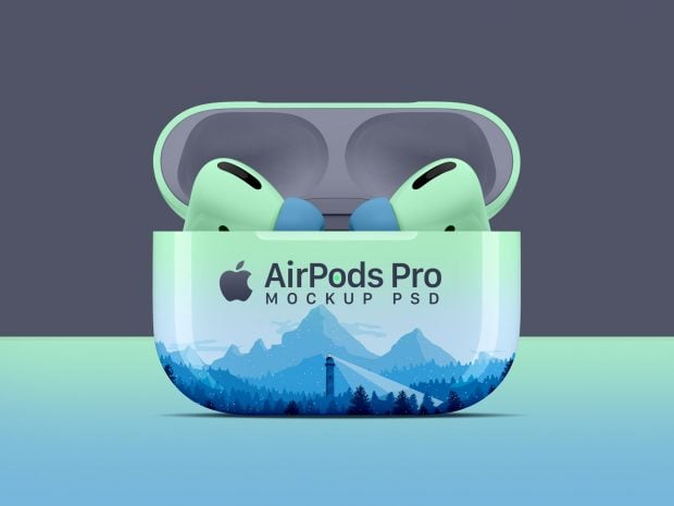 Download Free AirPods Pro Mockup PSD | Designbolts