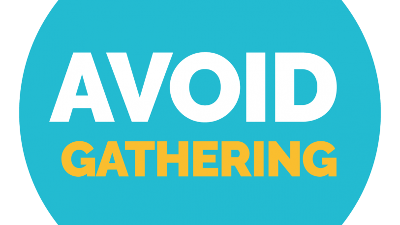 Avoid Gathering Sign, Symbol, Badge, Icon & Sticker Printable Free Vector