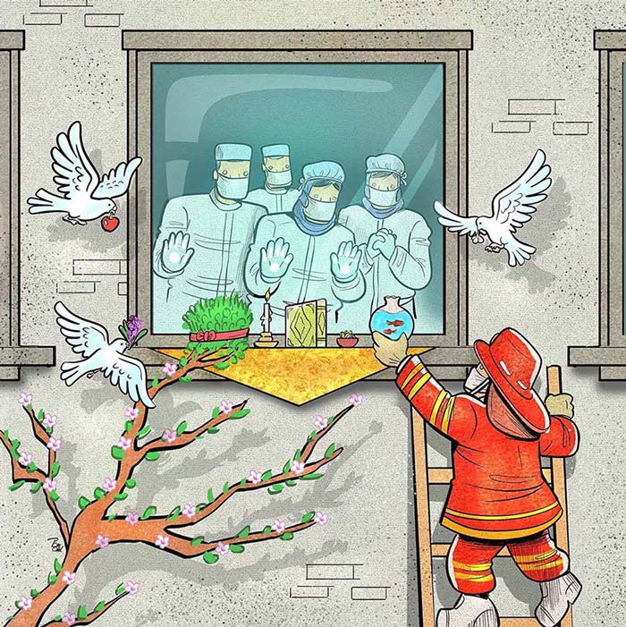 Coronavirus Pandemic Illustrations