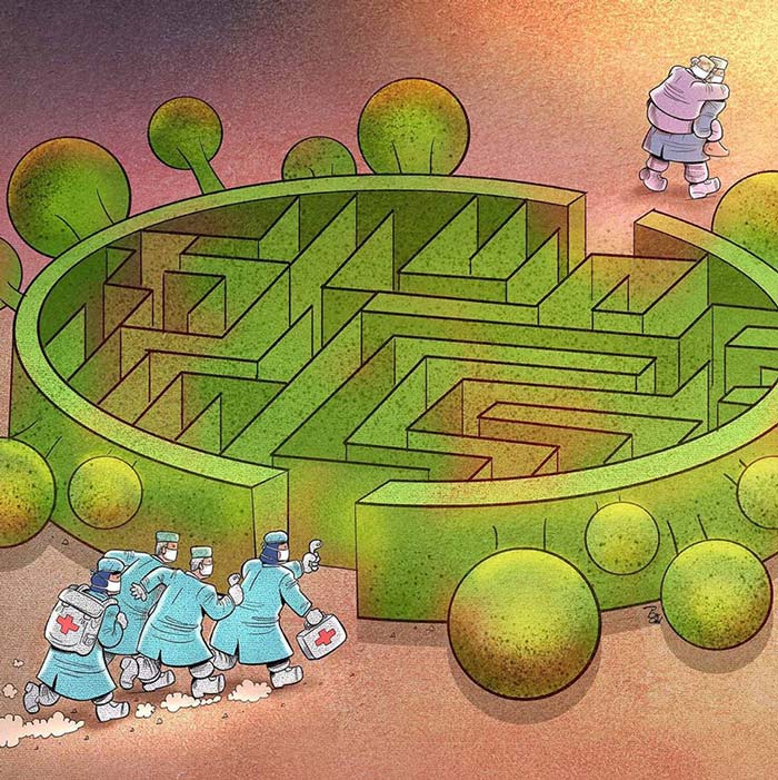 Coronavirus Pandemic Illustrations