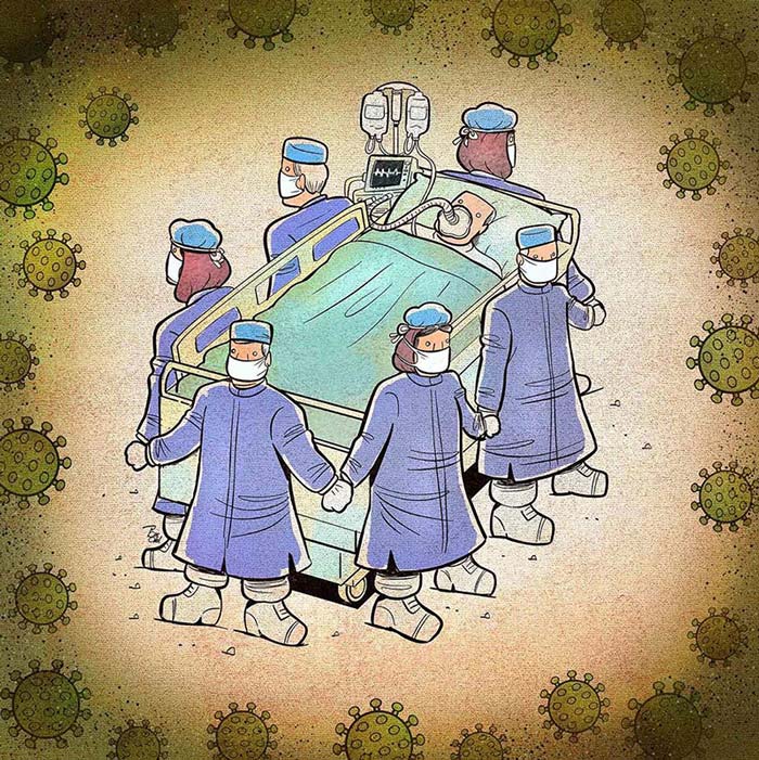 Coronavirus Pandemic Illustrations
