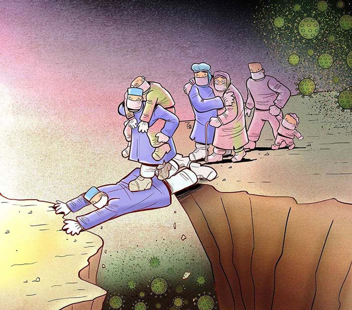 Coronavirus Pandemic Illustrations