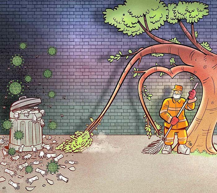 Coronavirus Pandemic Illustrations