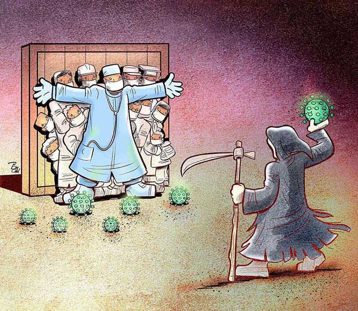 Coronavirus Pandemic Illustrations