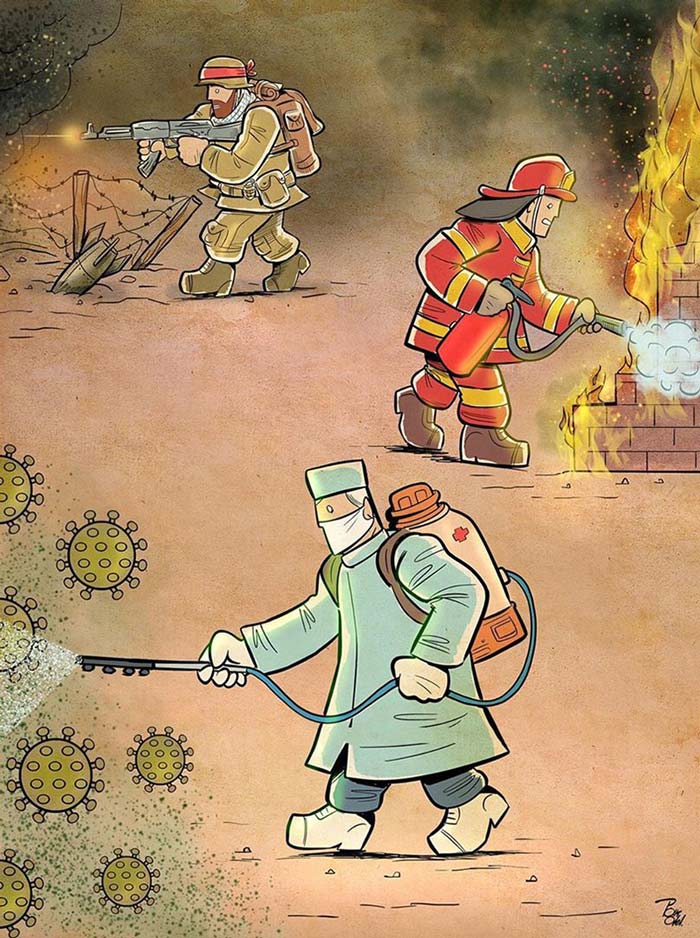 Coronavirus Pandemic Illustrations