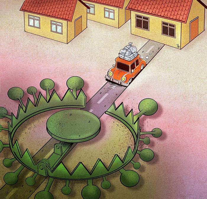 Coronavirus Pandemic Illustrations