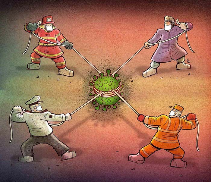 Coronavirus Pandemic Illustrations