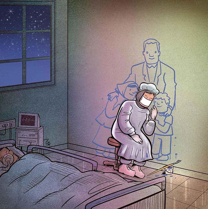 Coronavirus Pandemic Illustrations