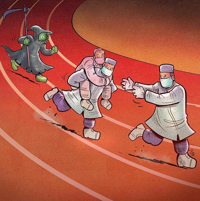 Coronavirus Pandemic Illustrations