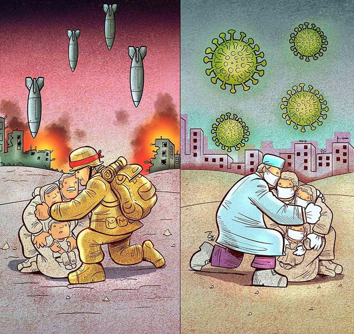 Coronavirus Pandemic Illustrations
