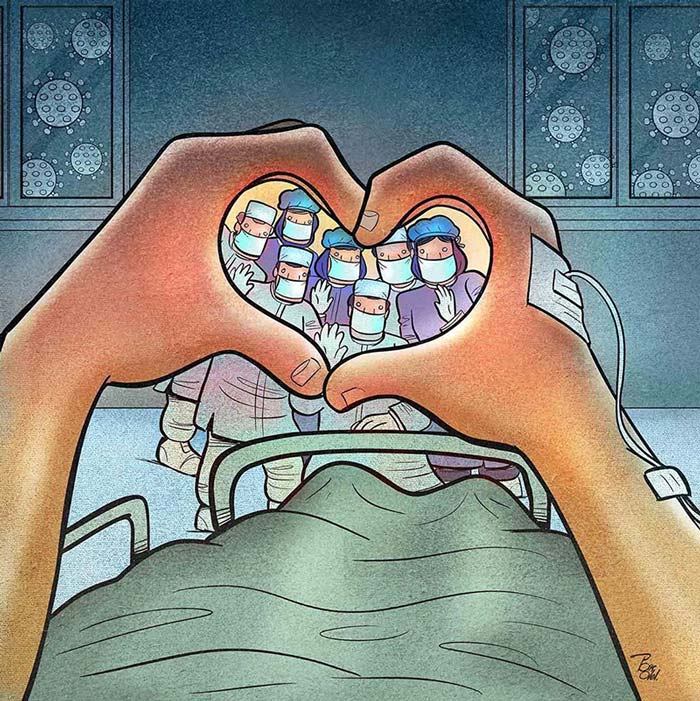 Coronavirus Pandemic Illustrations