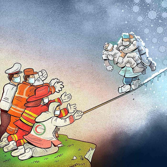 Coronavirus Pandemic Illustrations