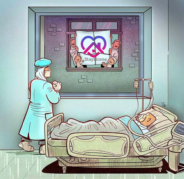 Coronavirus Pandemic Illustrations