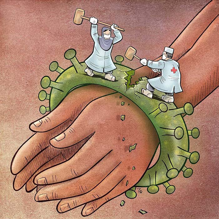 Coronavirus Pandemic Illustrations