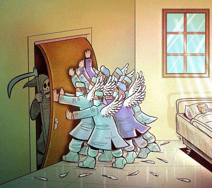 Coronavirus Pandemic Illustrations