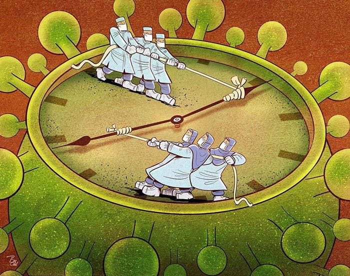 Coronavirus Pandemic Illustrations