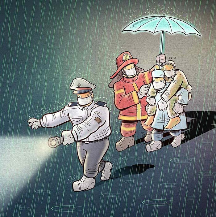 Coronavirus Pandemic Illustrations