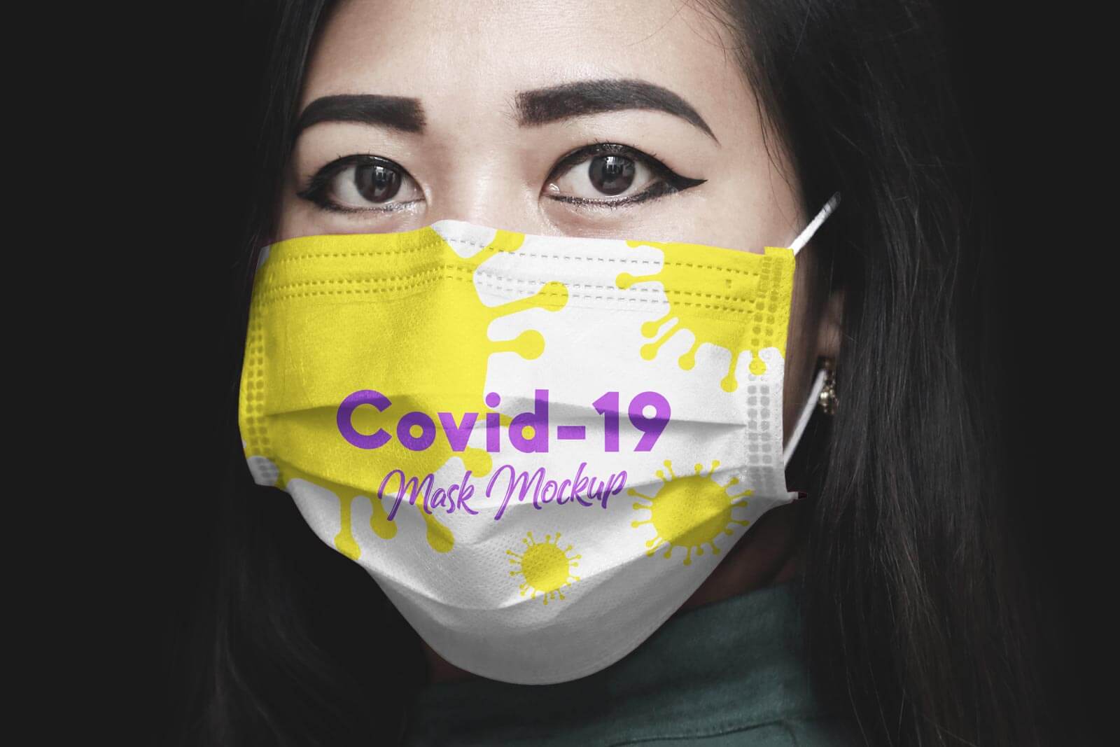 Download Free Coronavirus Covid 19 Medical Face Mask Mockup Psd Designbolts