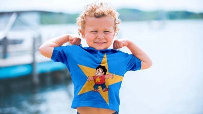 Free-Shirt-sleeves-Kids-T-Shirt-Mockup-PSD-File