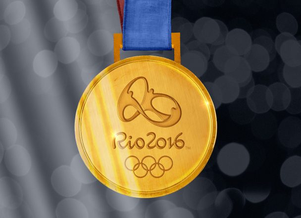 Download Free Sports Gold Medal Mockup PSD | Designbolts