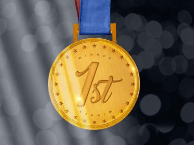 Download Free Sports Gold Medal Mockup PSD | Designbolts
