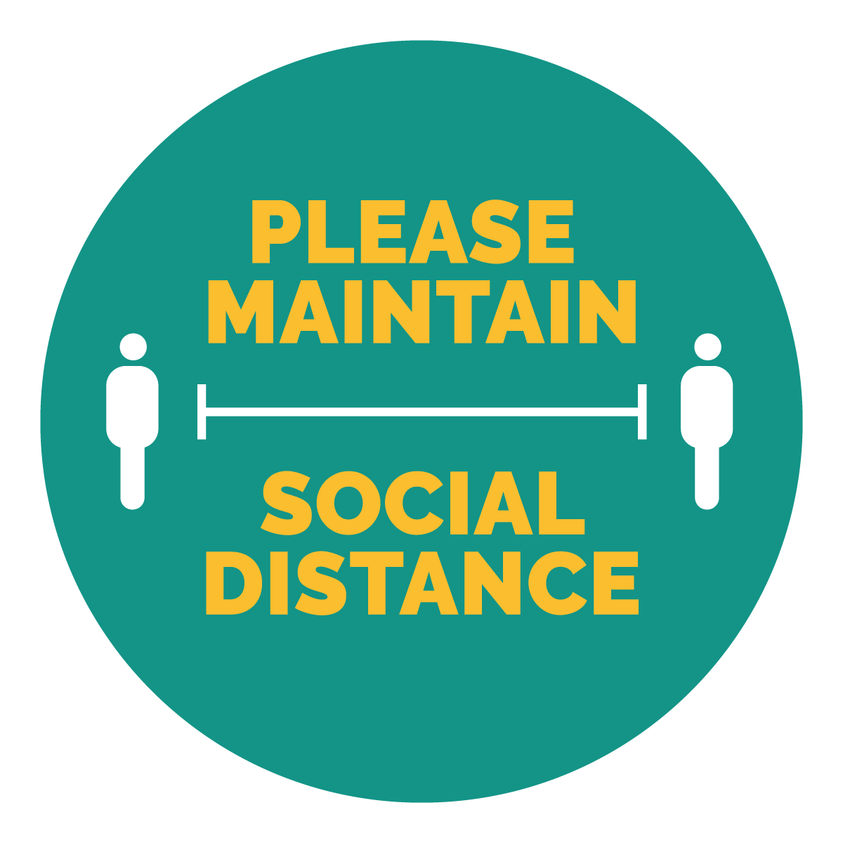 Please maintain Social Distance Sign, Symbol, Badge, Icon & Sticker Printable Free Vector