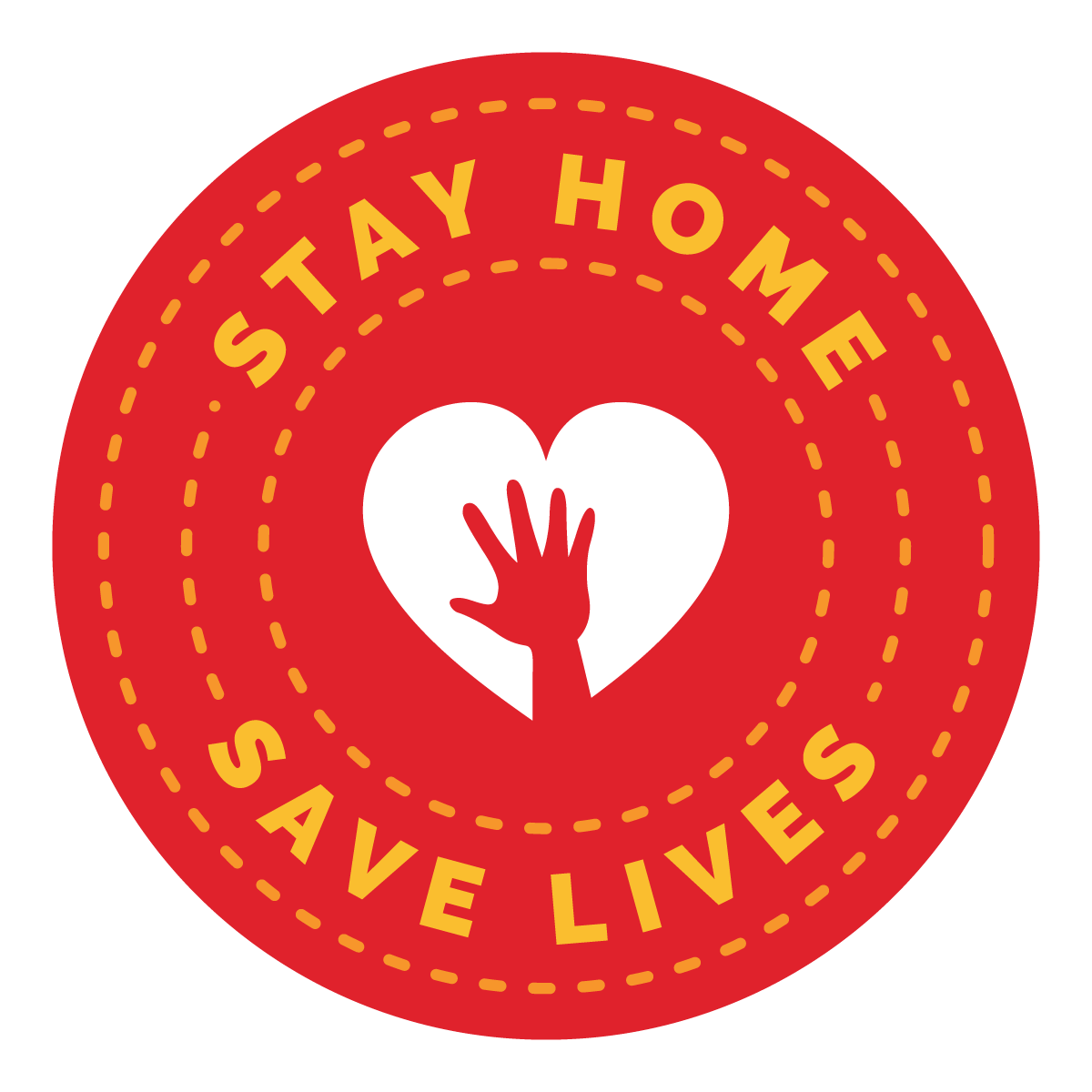 Stay Home Save Live Sign, Symbol, Badge, Icon & Sticker Printable Free Vector