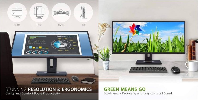 Best Desktop Monitors For Work Best 10 Ultra-Wide Desktop Monitors For Work & Business - Designbolts