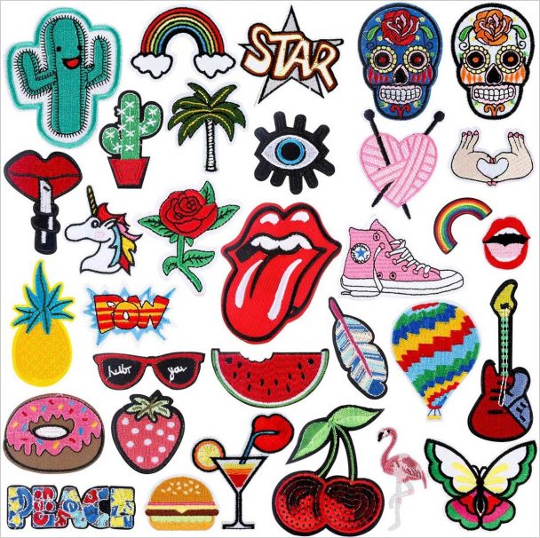 200+ Most Loved Cool Iron On Patches For Jackets, Backpacks, Jeans ...
