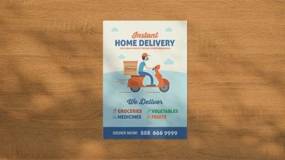Free-Grocery-Home-Delivery-In-Coronavirus-Flyer-Design-Template-PSD-File
