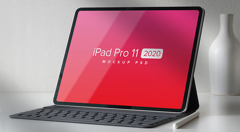 Download Free Shadow Overlay Ipad Pro 11 2020 Mockup Psd Designbolts